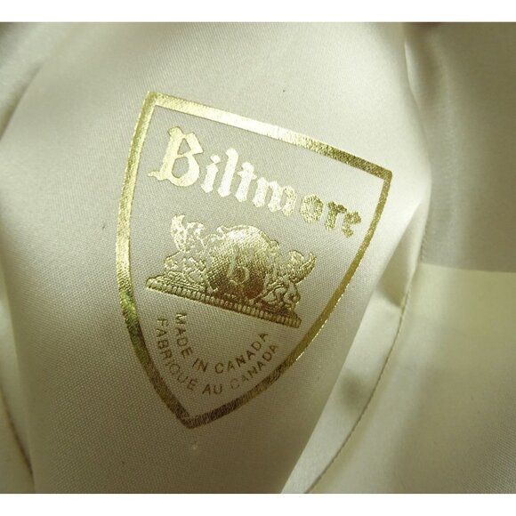 Vintage Biltmore Red Wool Felt Fedora Feather Classic Dress Hat 7 3/8 59 - Picture 10 of 12